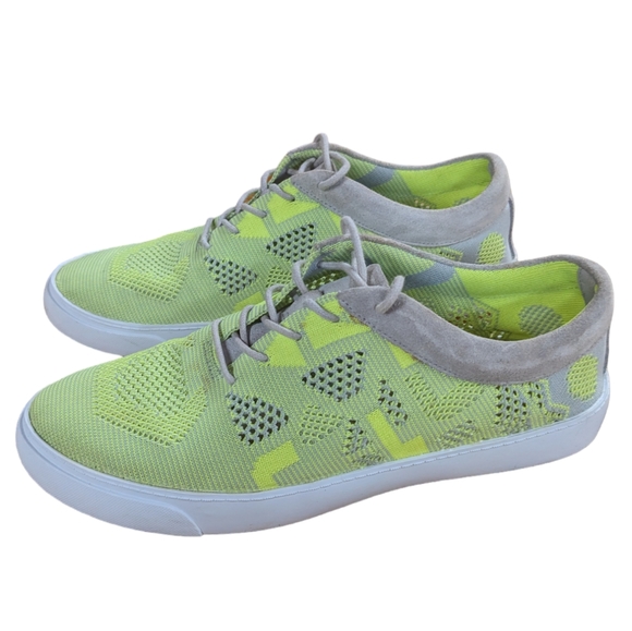 Clarks Shoes - Clarks Somerset Glove Glitter Neon Green Sneakers Size 8.5